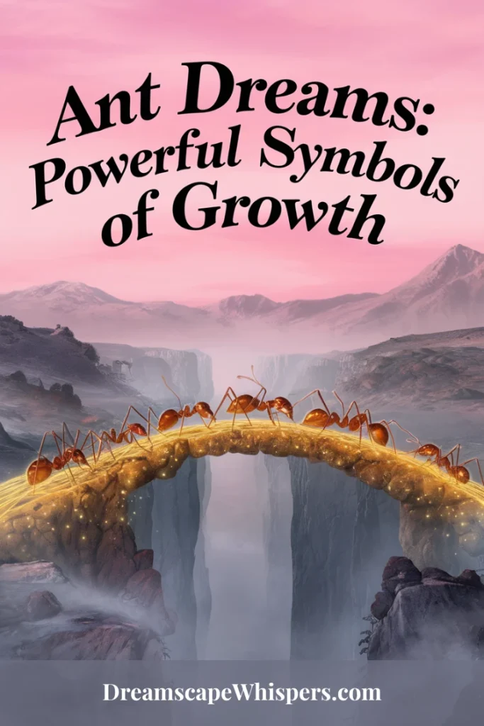 Ant Dreams Symbols of growth