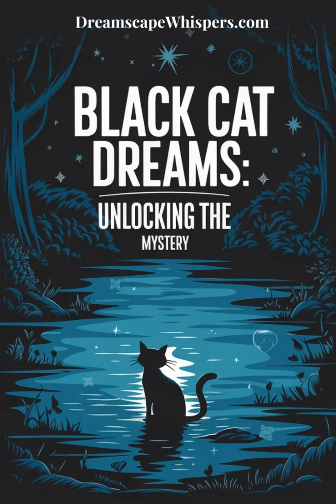 What does a black cat dream mean