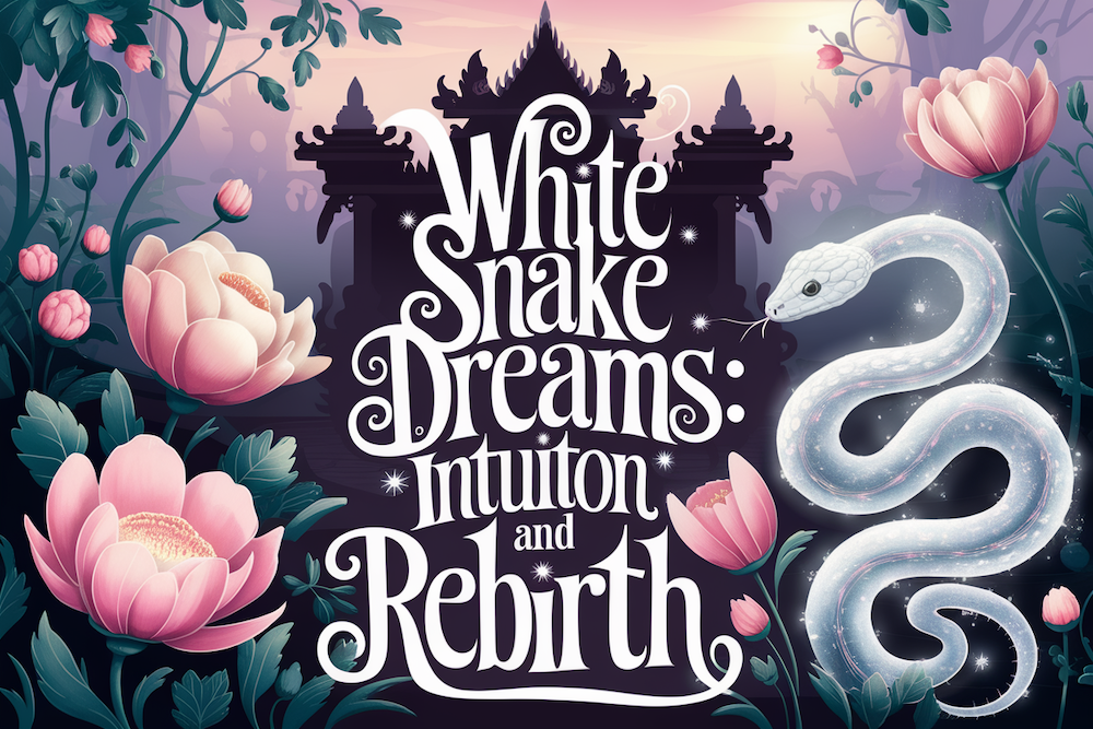 white snake dream intuition and rebirth