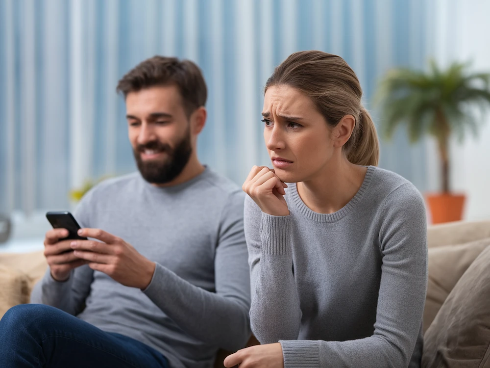 woman anxious about her relationship